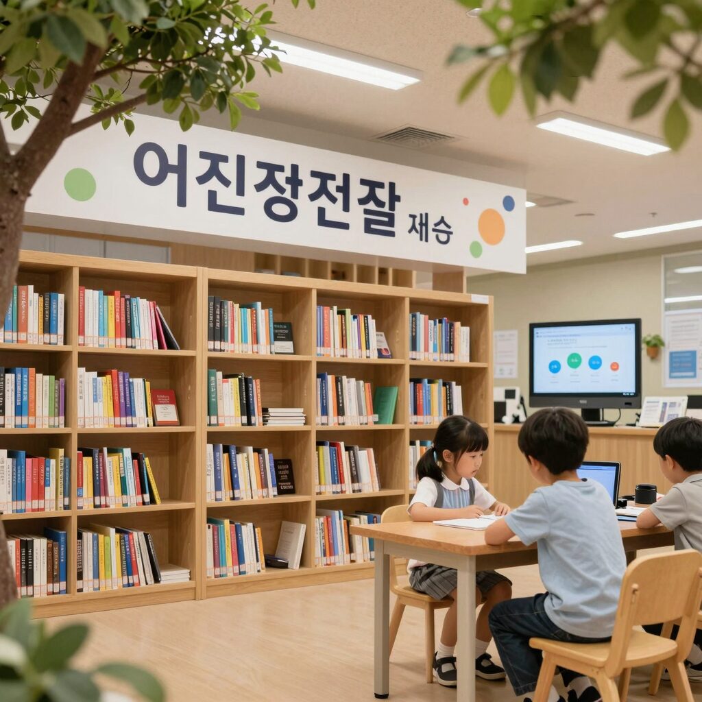 어린이 전집대출 서비스 도서관 전집 세트 이미지