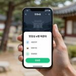 장병e음 앱에서 맞춤형 e북 지원을 신청하는 화면 예시