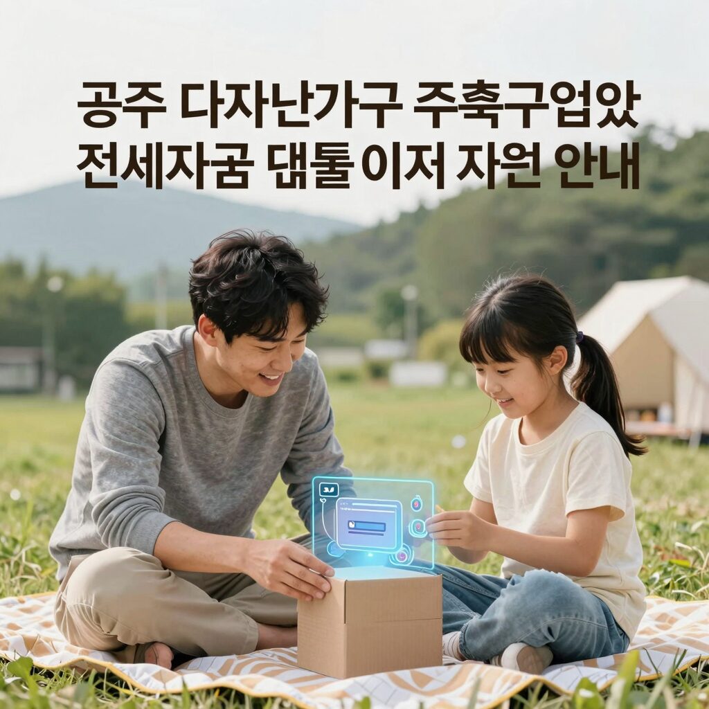 공주시 다자녀가구 주택구입 및 전세자금 대출이자 지원 정책 안내