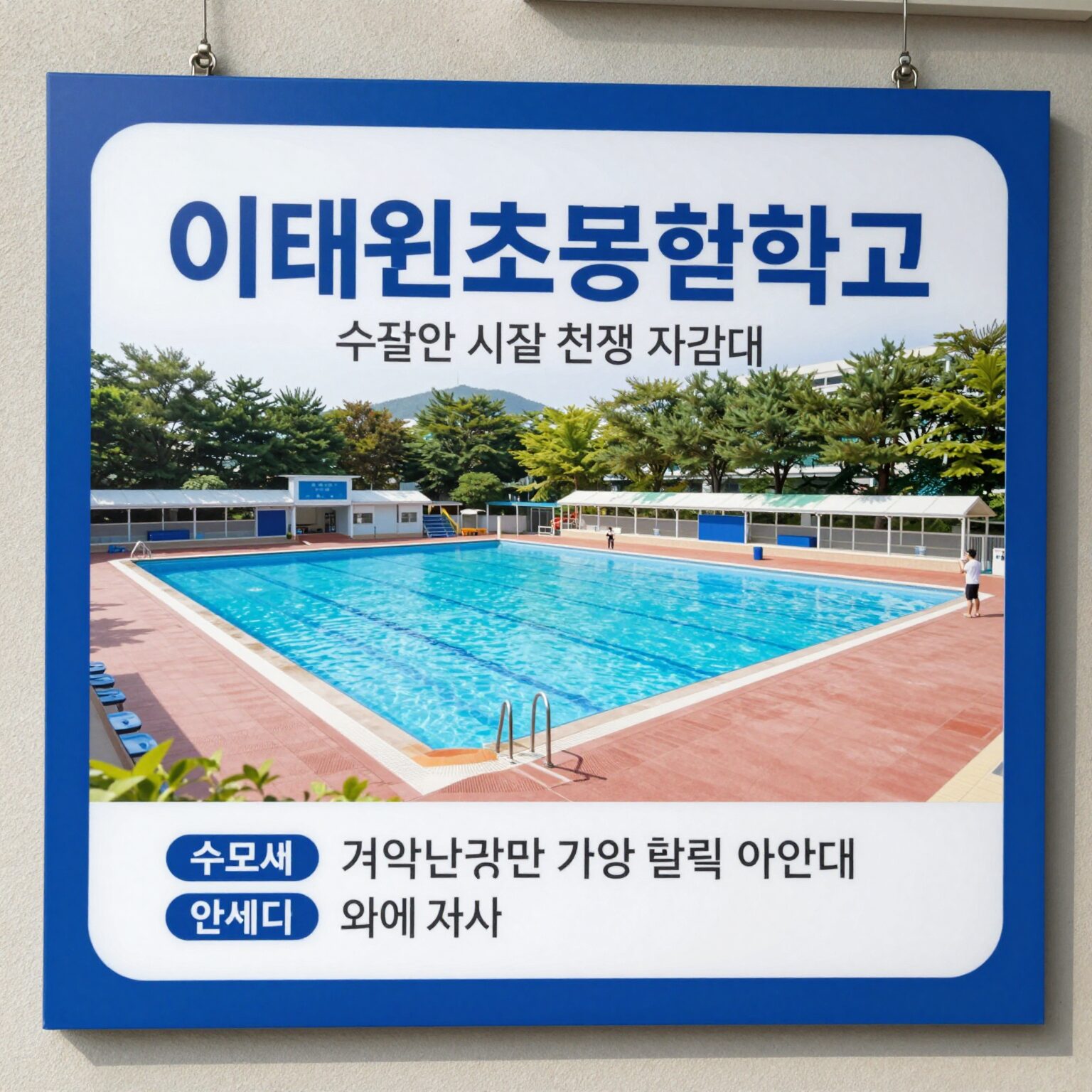 이태원초등학교수영장 가임여성 할인 프로그램 안내
