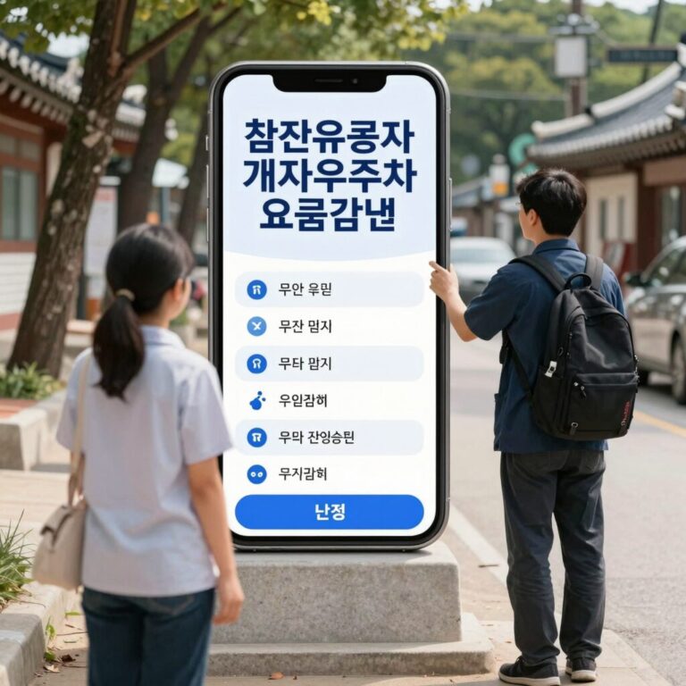 참전유공자 거주자우선주차 요금감면 신청 안내 이미지