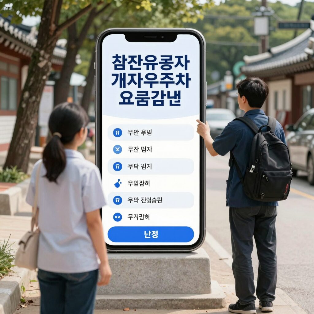 참전유공자 거주자우선주차 요금감면 신청 안내 이미지
