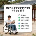 경북 장애인 평생교육이용권 3차 경상북도 장애인 평생교육이용권 3차 신청 안내 이미지