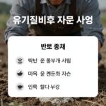 유기질비료 지원 신청 지금 하세요 유기질비료 지원 사업 신청 변경 내용과 비료 종류를 설명하는 이미지