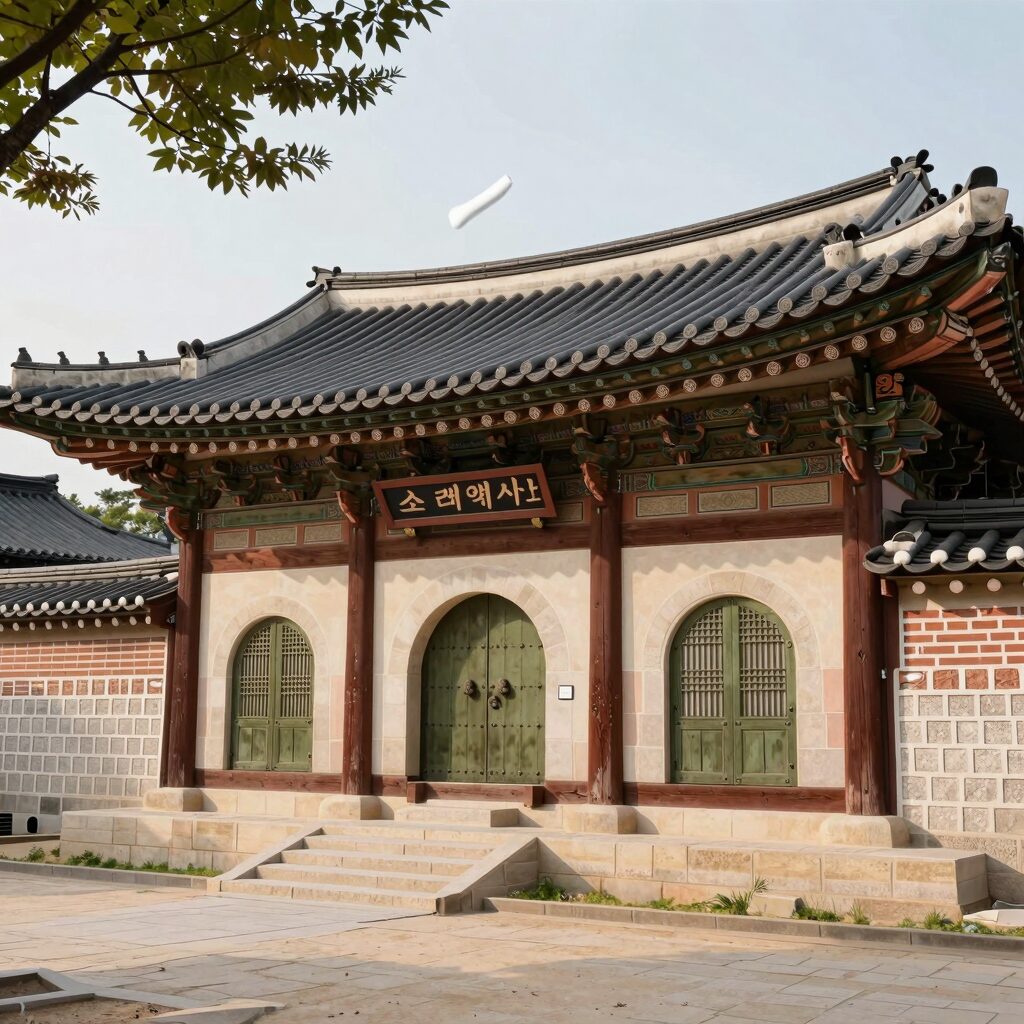 소래역사관 건물 외관과 주변 풍경