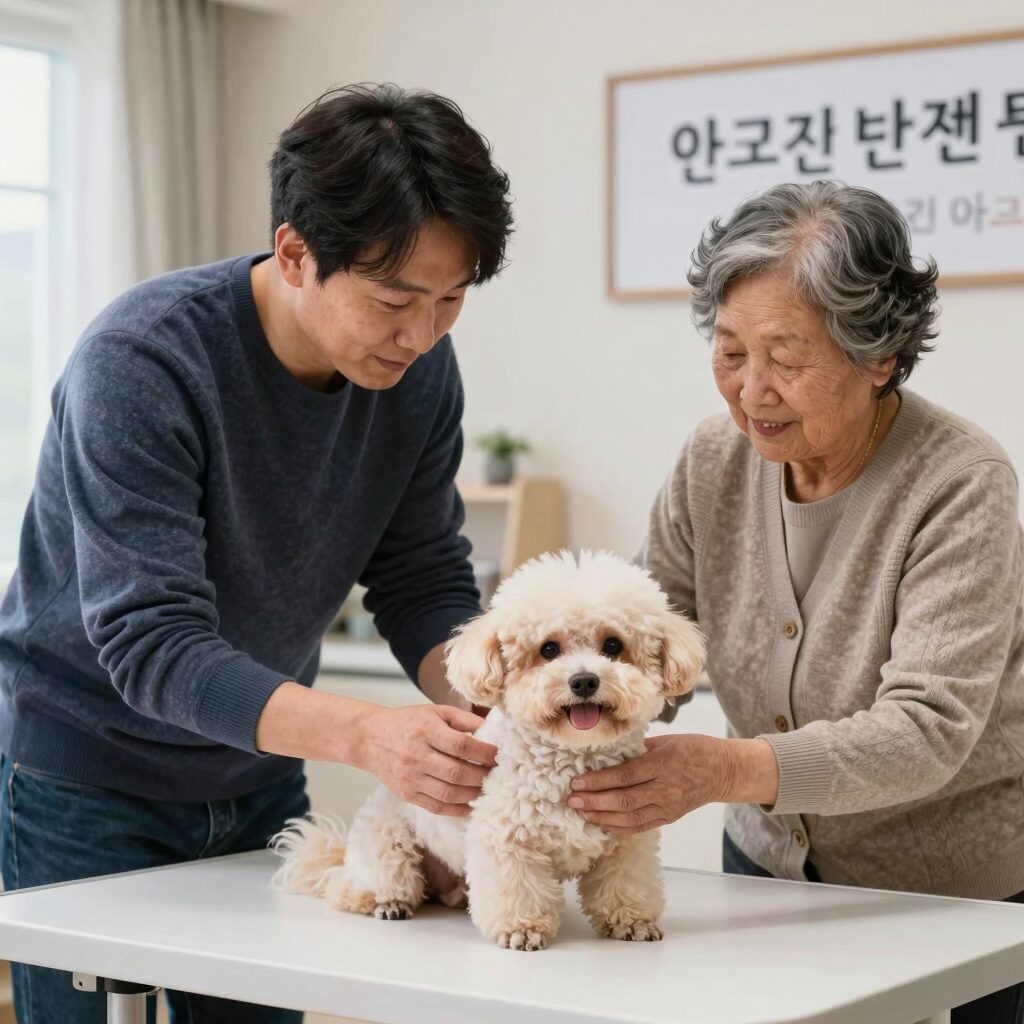 서울시 어르신 반려동물 미용 지원 방문 서비스 이미지