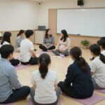 영주시 아기마중교실 임산부 교육 신청 정보 영주시 아기마중교실에서 임산부들이 교육을 받는 장면